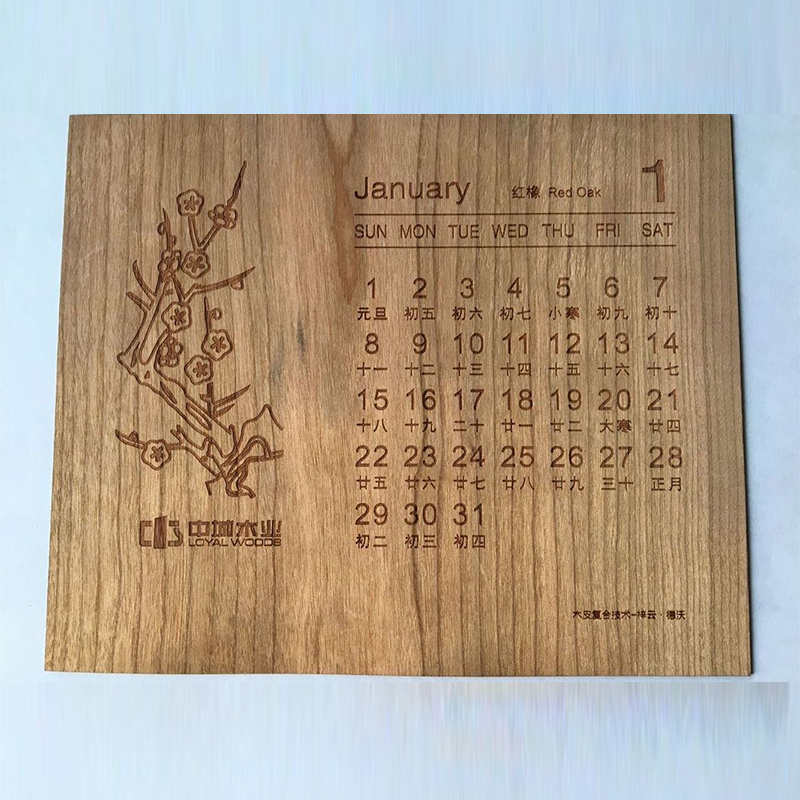 Calendar din lemn